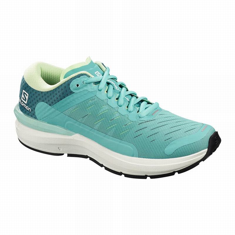 Salomon SONIC 3 CONFIDENCE W Zapatillas De Running Mujer - Turquesa / Blancas - Colombia (75681-ULXH